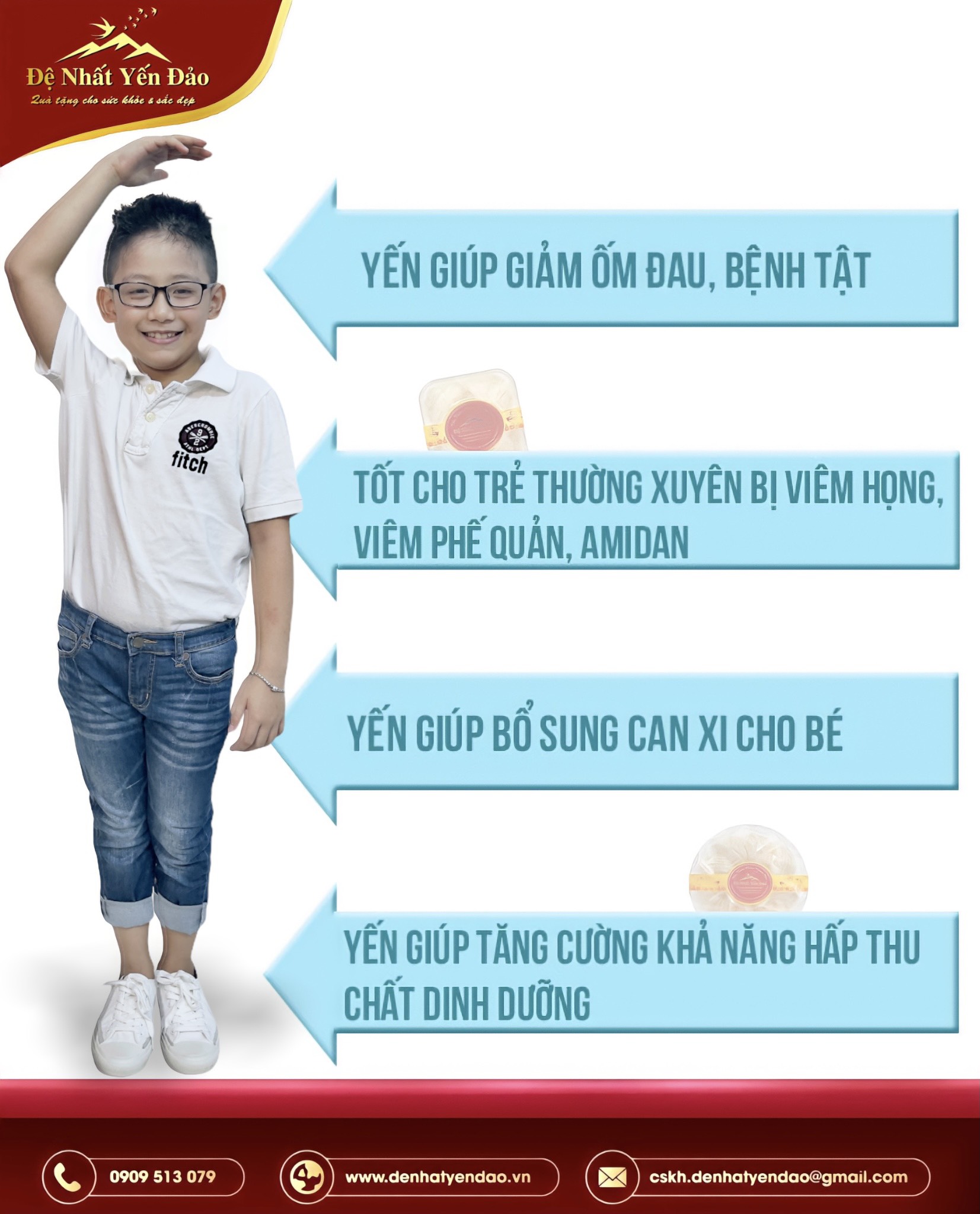 Yến Khánh Hòa - Yến Hồng Huyết Sợi - Đệ Nhất Yến Đảo - Bồi bổ sức khỏe sau sinh - Hỗ trợ giảm căng thẳng - Phục hồi tổn thương - Kích thích tạo hồng cầu