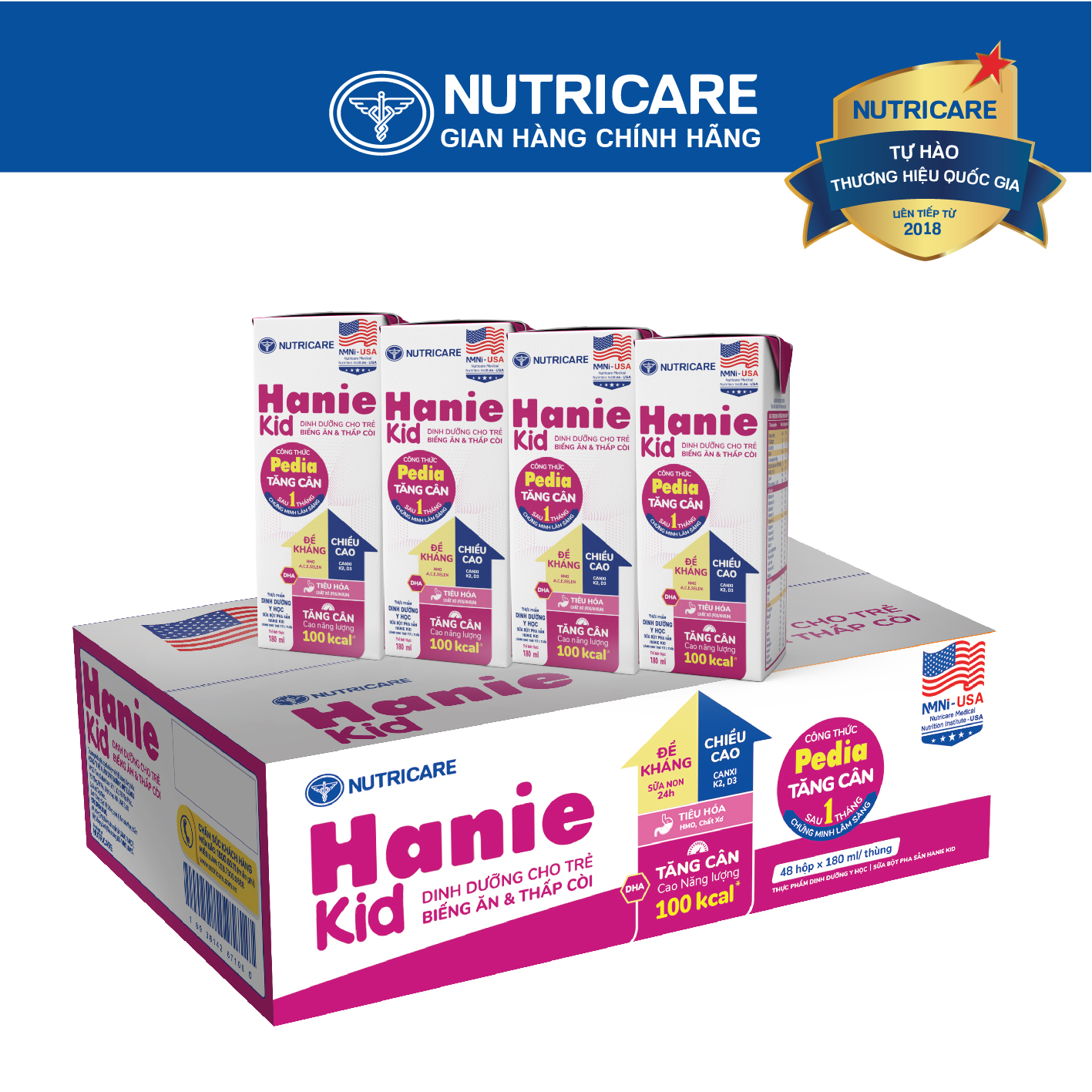 Sữa nước Nutricare Hanie Kid cho trẻ biếng ăn
