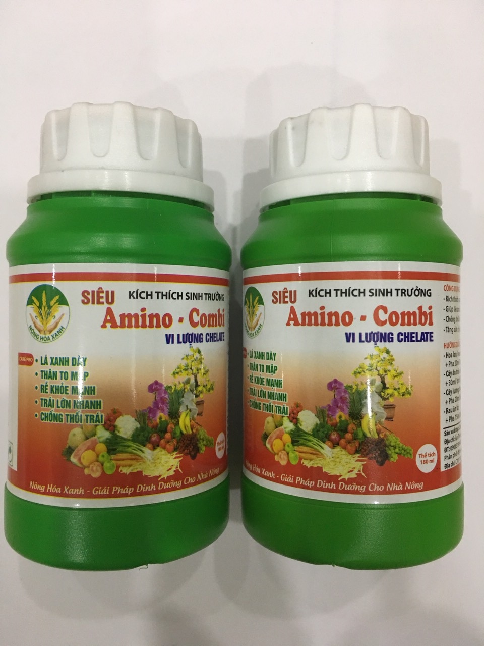 Phân Amino - Combi bổ sung Trung Vi lượng dạng Chelate giúp Siêu kích thích sinh trưởng cho hoa Lan - Hồng - hoa cảnh và các loại cây trồng