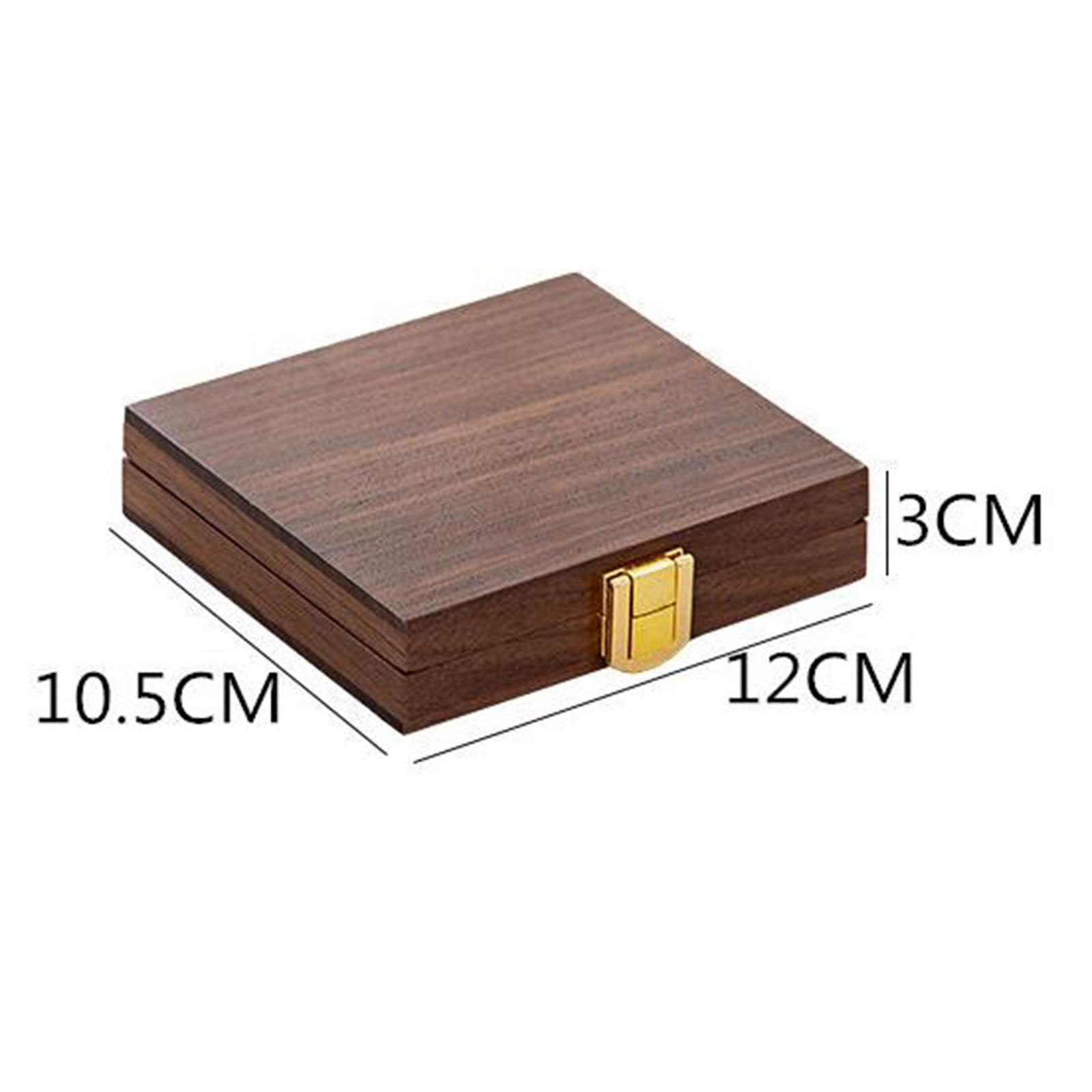 Empty Watercolor Palette with Lid Wooden Acrylic Paint Box with Mixing Area Portable Sketchbook Palette Paint Tray Box for Painters Students
