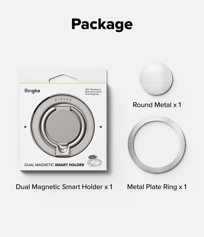 Giá đỡ từ tính RINGKE Dual Magnetic Smart Holder - Hàng Chính Hãng