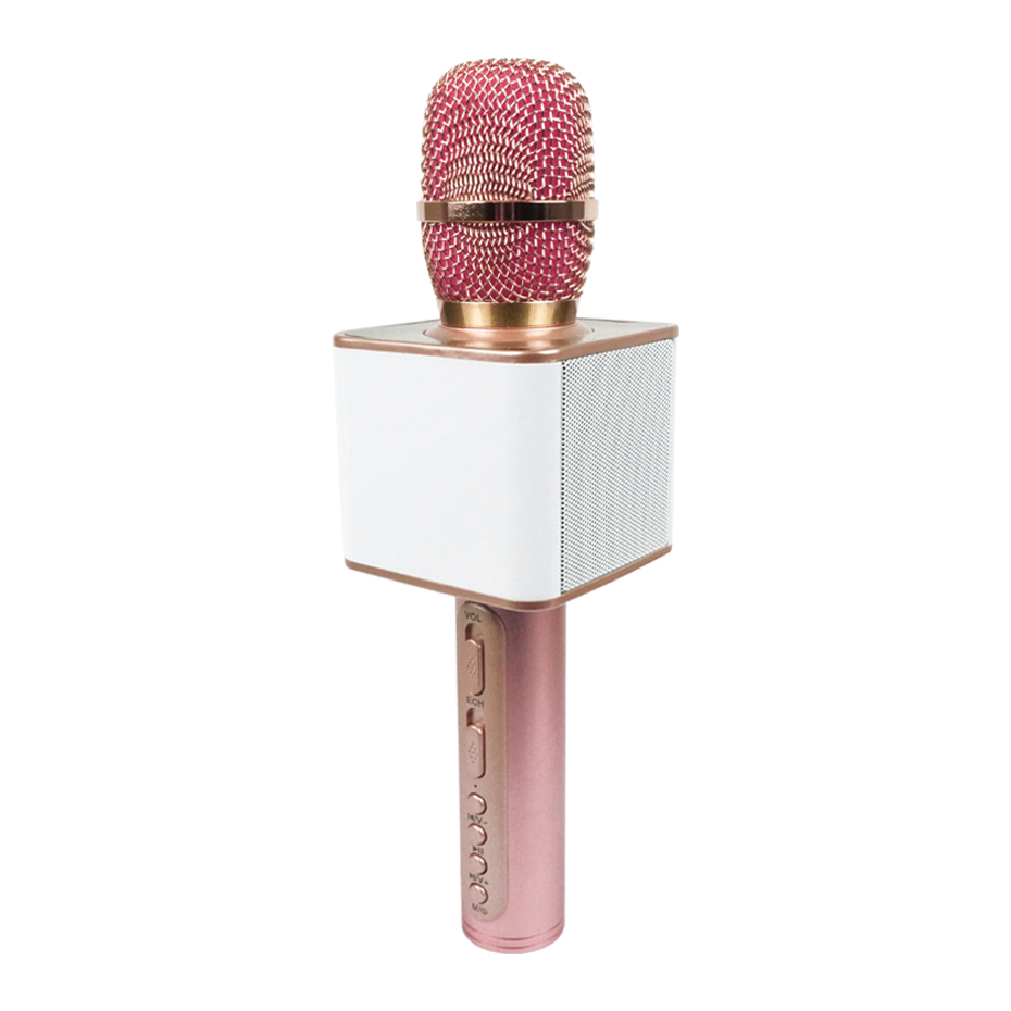 Micro Karaoke Bluetooth hát điện thoại chất lượng cao PKCBSDRD72 Hồng - Hàng Chính Hãng