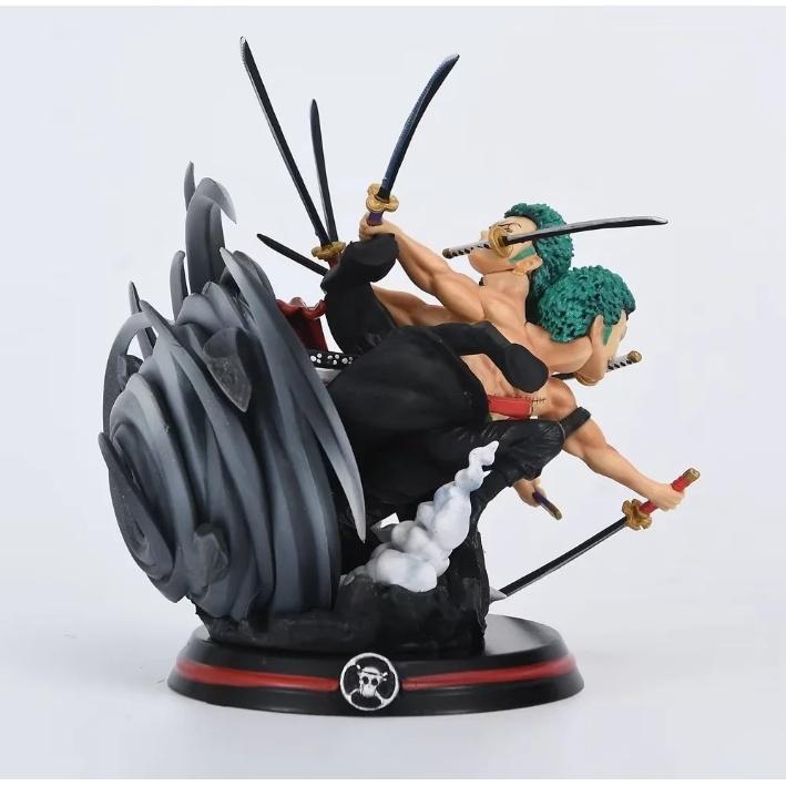 Mô hình zoro GK chibi 3 đầu 6 tay 14cm - vua hải tăc one piece