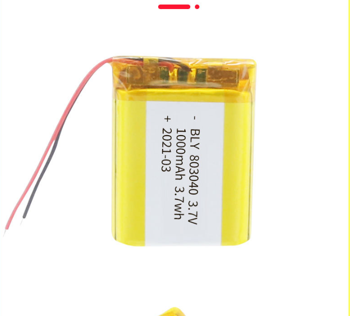 Pin sạc Lithium LiPo 1s 3.7V 1000mah 803040 Lithium Polymer Cho tai nghe,loa Mp3 MP4 MP5 GPS PSP Bluetooth