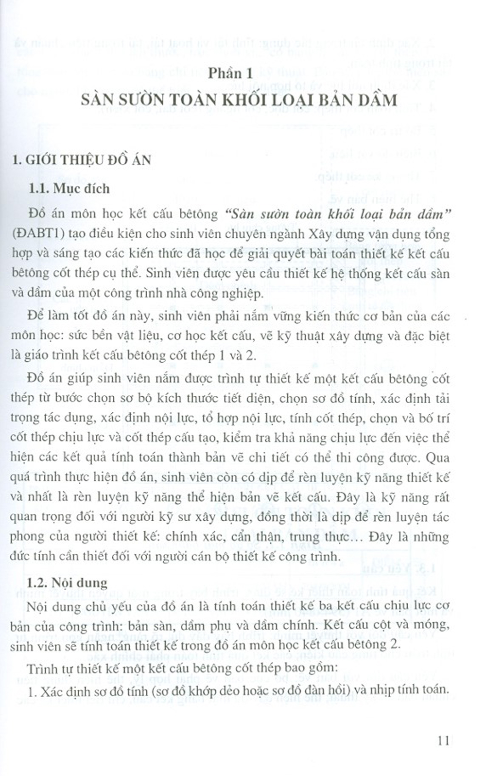 Đồ Án Môn Học Kết Cấu BêTông Sàn Sườn Toàn Khối Loại Bản Dầm Theo TCVN 356 : 2005