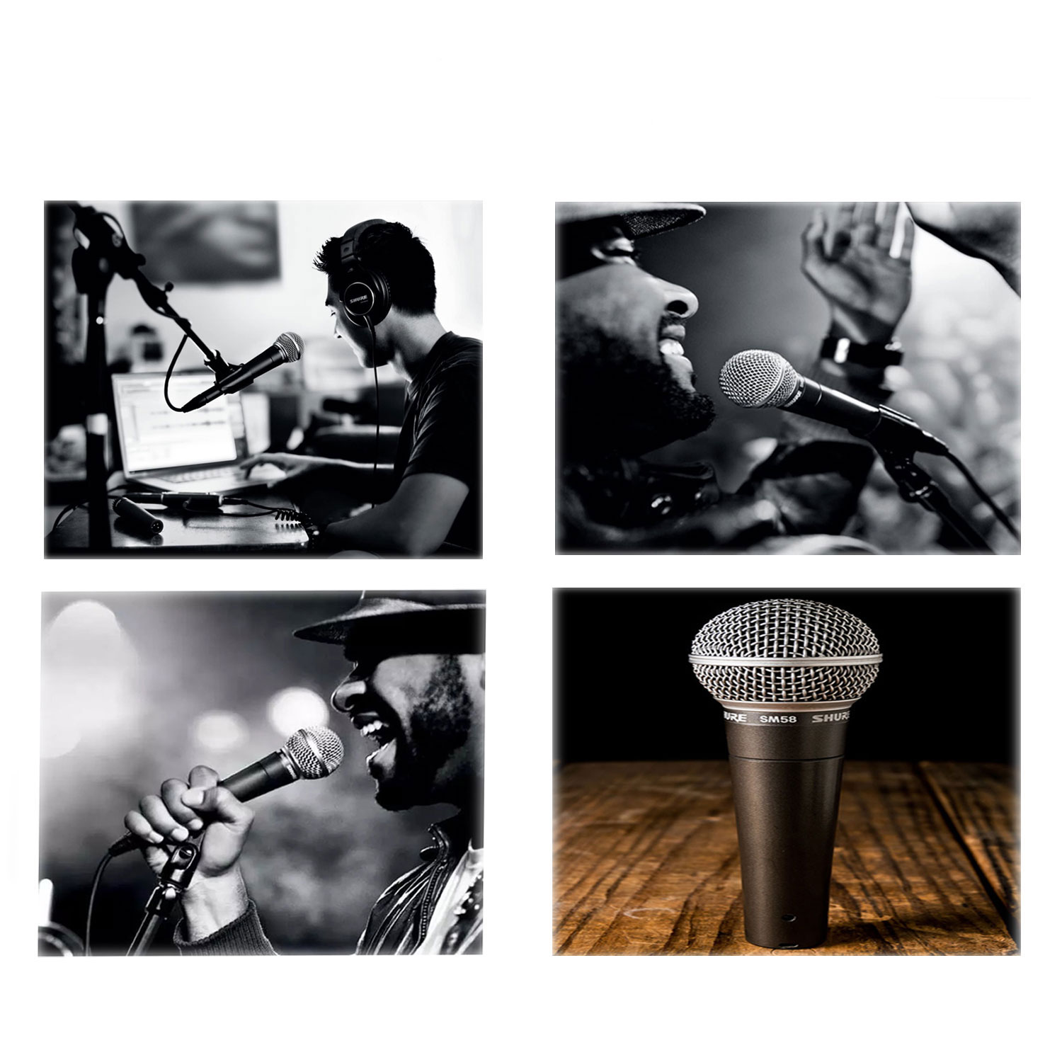 Mic Cầm Tay Shure SM58-LC Micro Phòng Thu Studio SM58LC Microphone Karaoke SM58 Hàng Chính Hãng USA  - Kèm Móng Gẩy DreamMaker