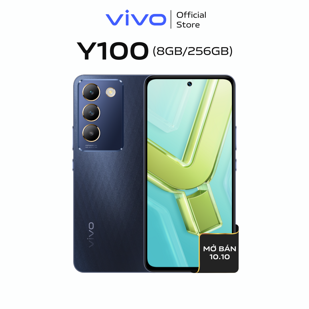 [MỚI] Điện thoại vivo Y100 (8GB+256GB) - Hàng chính hãng - 1 Đổi 1 trong tháng đầu tiên - Bảo hành 12 tháng