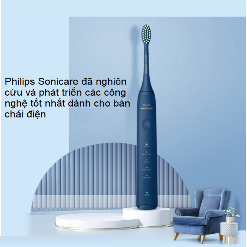 Bàn chải đánh răng điện, tích hợp 5 chế độ làm sạch Series 3200 Philips Sonicare HX2471 - Hàng Nhập Khẩu
