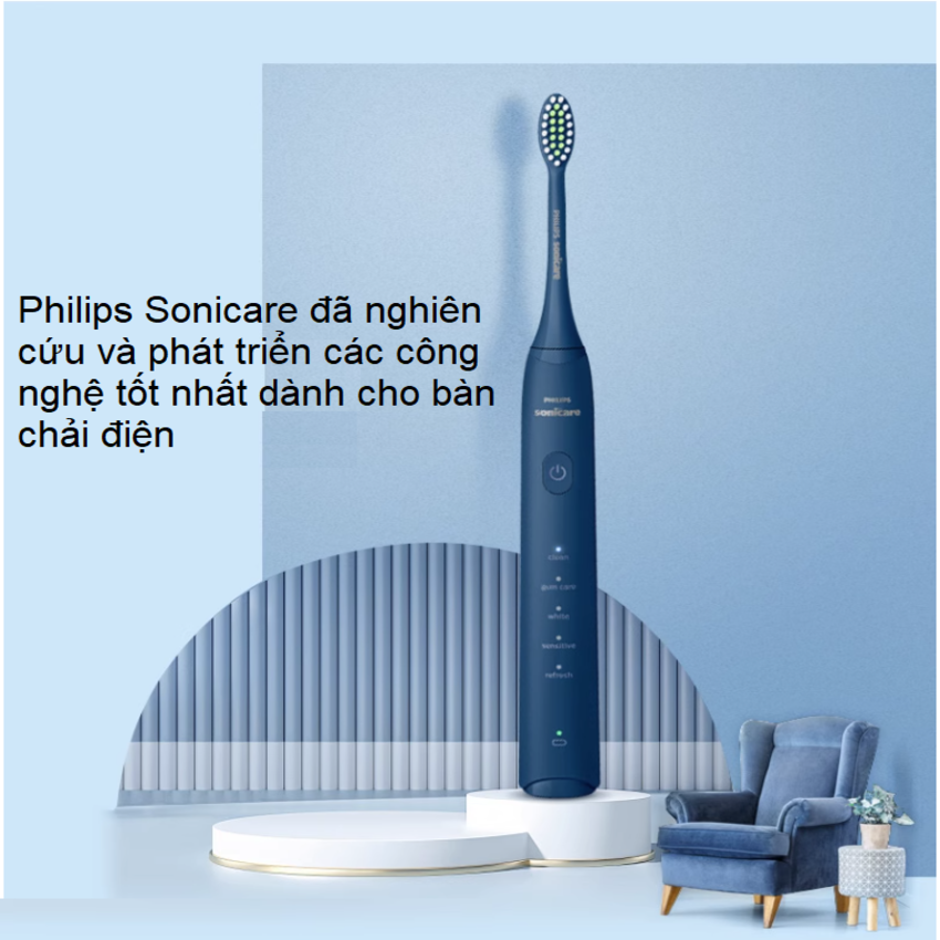 Bàn chải đánh răng điện, tích hợp 5 chế độ làm sạch Series 3200 thương hiệu cao cấp Philips Sonicare HX2471 - Hàng Chính Hãng