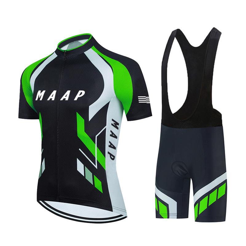 MAAP Cycling Jersey Set 2023 Đội xe đạp mùa hè xe đạp xe đạp quần áo Mountain Sports xe đạp xe đạp xe đạp xe đạp Color: Cycling Shirts 8 Size: XS