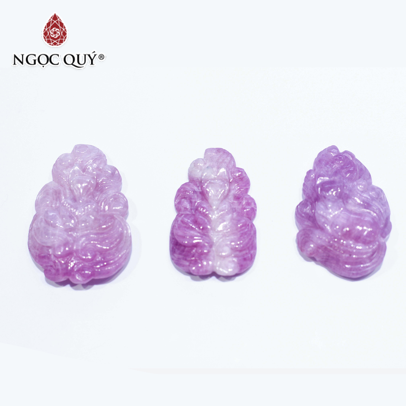 Mặt dây chuyền hồ ly 9 đuôi ruby mệnh hỏa, thổ - Ngọc Quý Gemstones