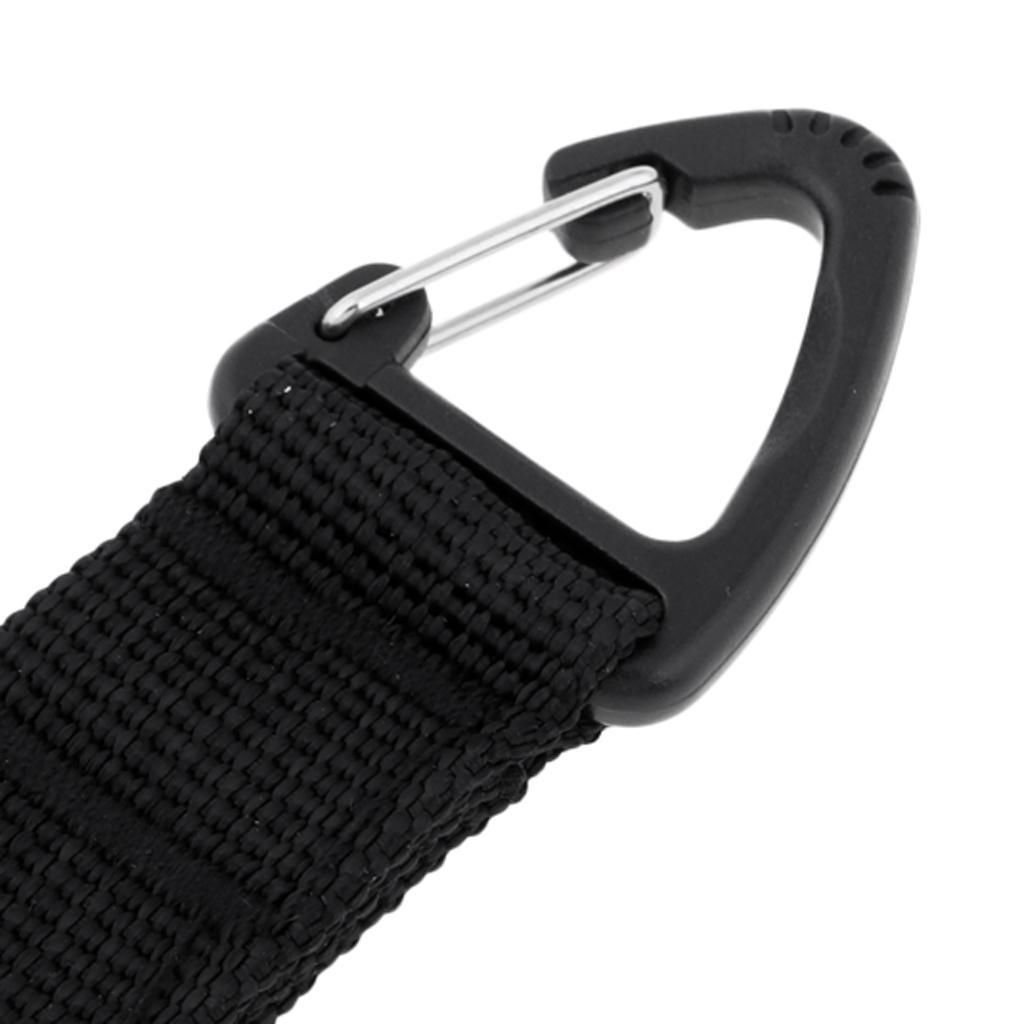 3 Pieces Outdoor Hiking Nylon Webbing Backpack Hooks