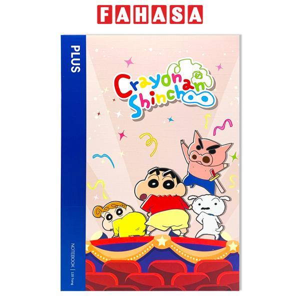 Tập Học Sinh Crayon Shinchan - Kẻ Ngang - 120 Trang 70gsm - Plus 700-V073 - Màu Hồng