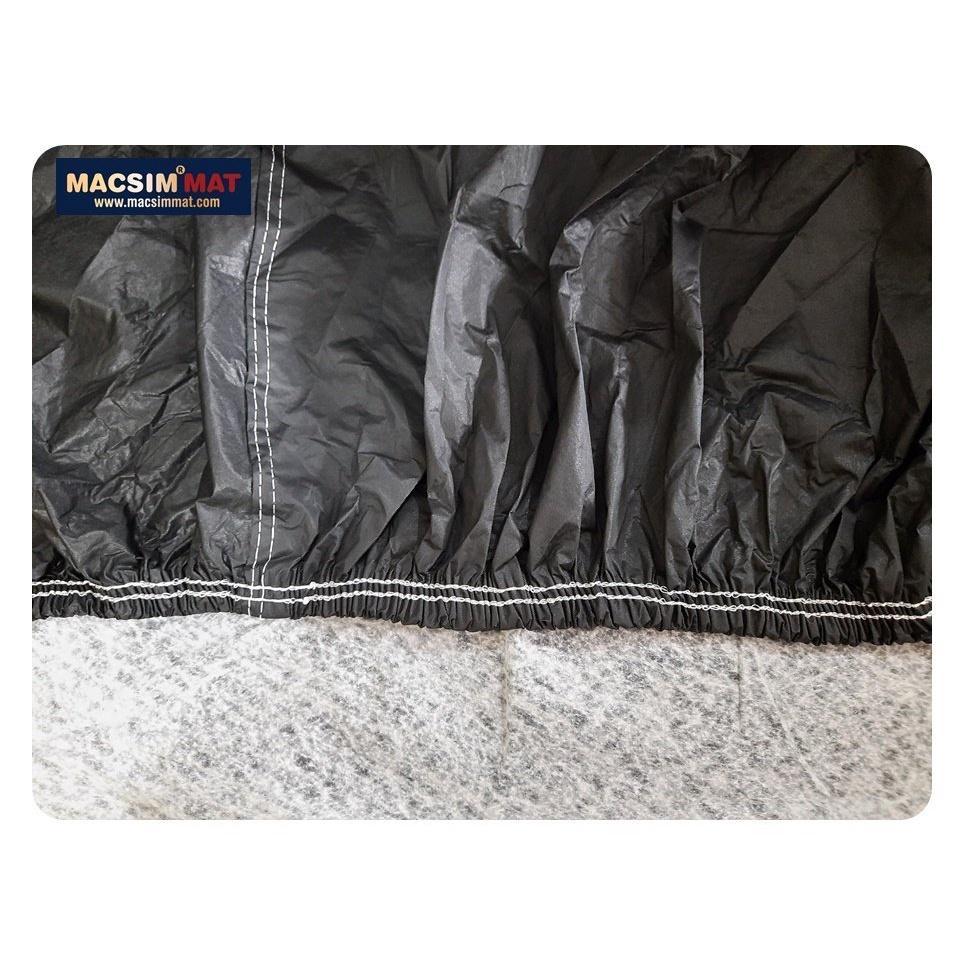 Hình ảnh Bạt phủ ô tô Toyota Granvia nhãn hiệu Macsim sử dụng trong nhà và ngoài trời chất liệu Polyester - màu đen