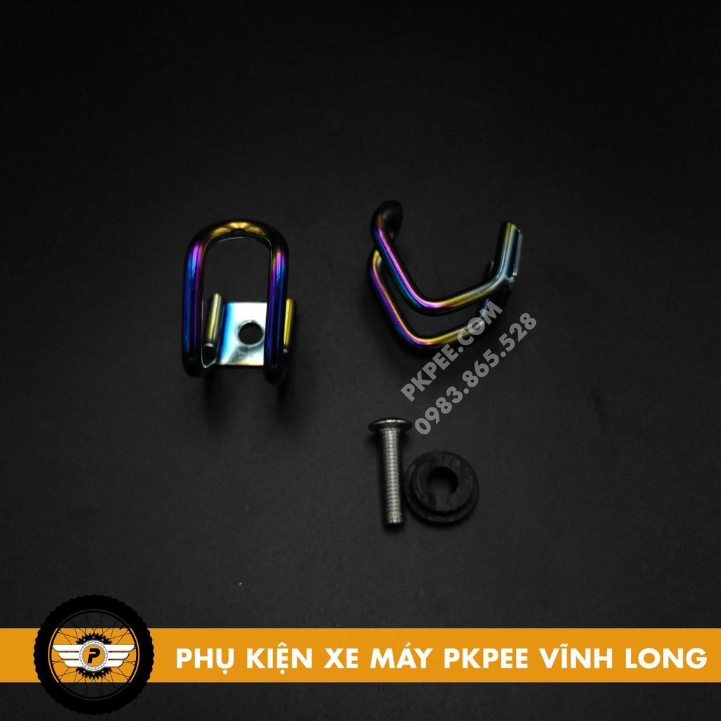 Móc Giữa  Inox, 7 Màu Gắn Được Nhiều Loại Xe Exciter, Sirius, Wave, Dream, AB... - PKPEE
