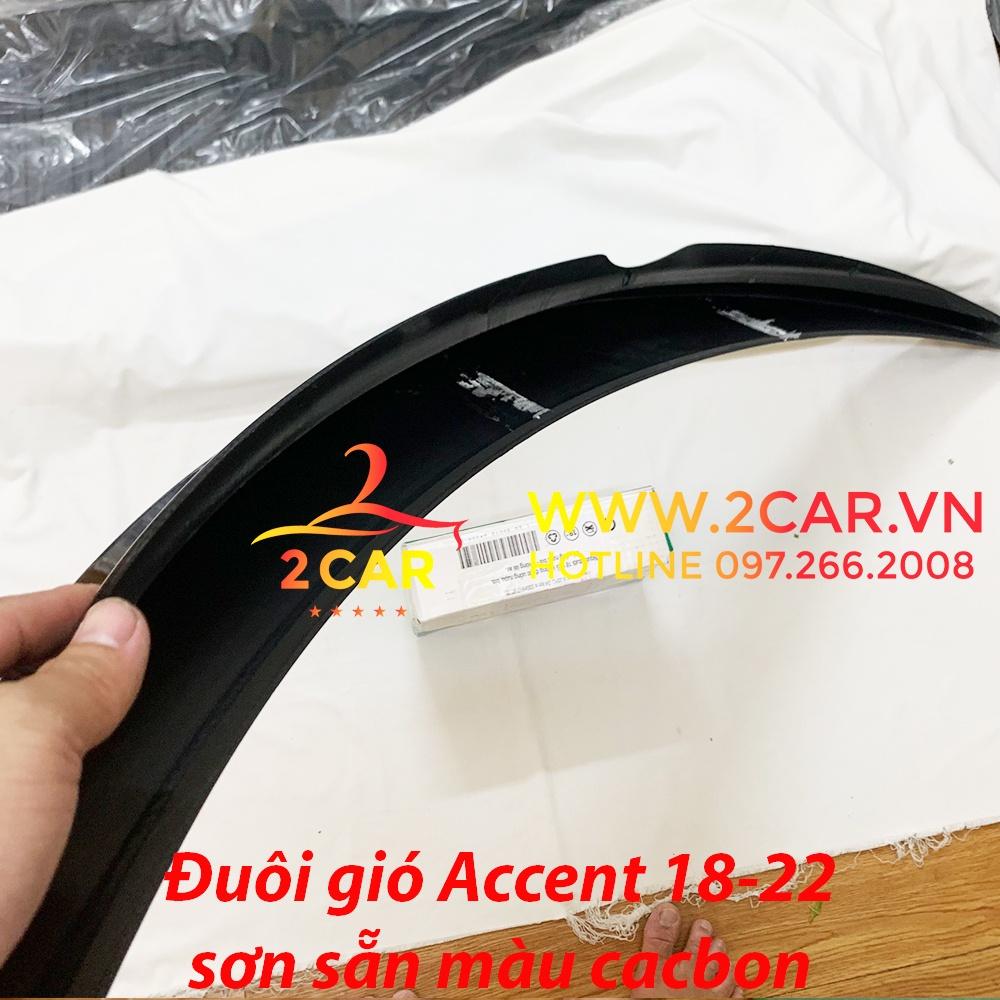 Đuôi gió liền cốp CARBON xe Hyundai Accent đời 2018-2023 sơn sẵn màu CACBON