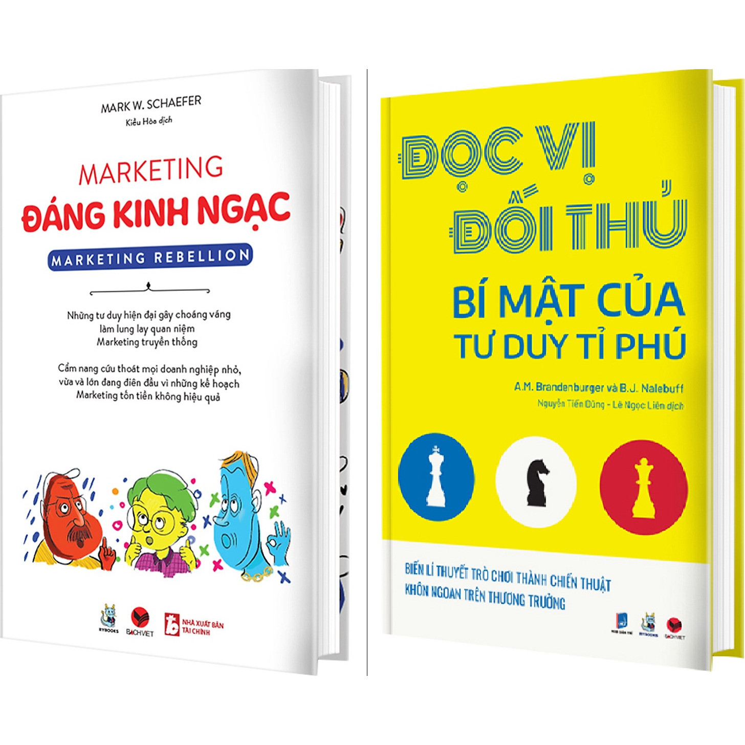 Combo Sách - Marketing Đáng Kinh Ngạc + Đọc Vị Đối Thủ - Bí Mật Của Tư Duy Tỉ Phú