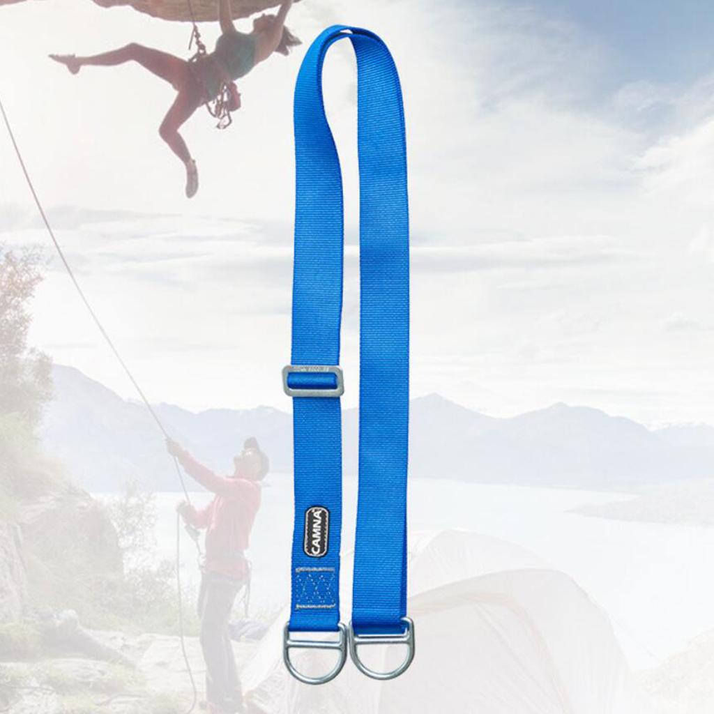 Adjustable Climbing Sling Flat Cord Mountaineering Safety Rope