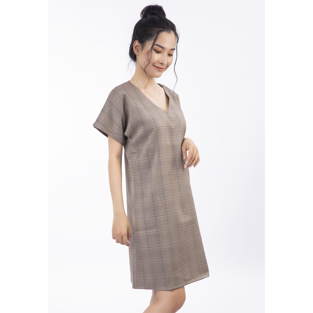 Đầm dáng suông cổ tim - Lovadova 20D06C001