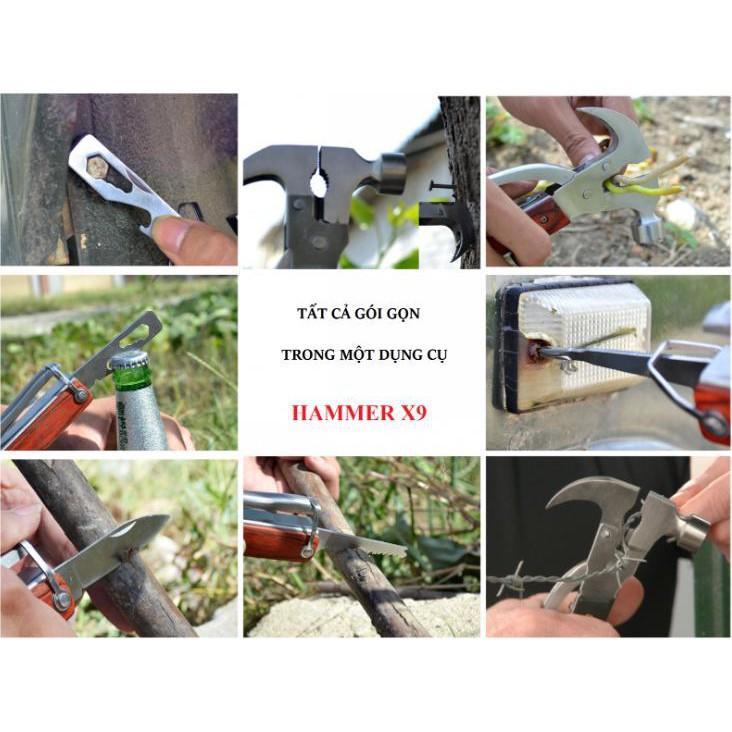 Khuyến mãi - Búa đa chức năng HAMMER X9