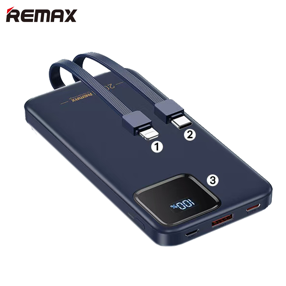 Pin sạc dự phòng Remax RPP-500 10000mAh kèm cáp sạc nhanh 22.5W - Hàng Chính Hãng