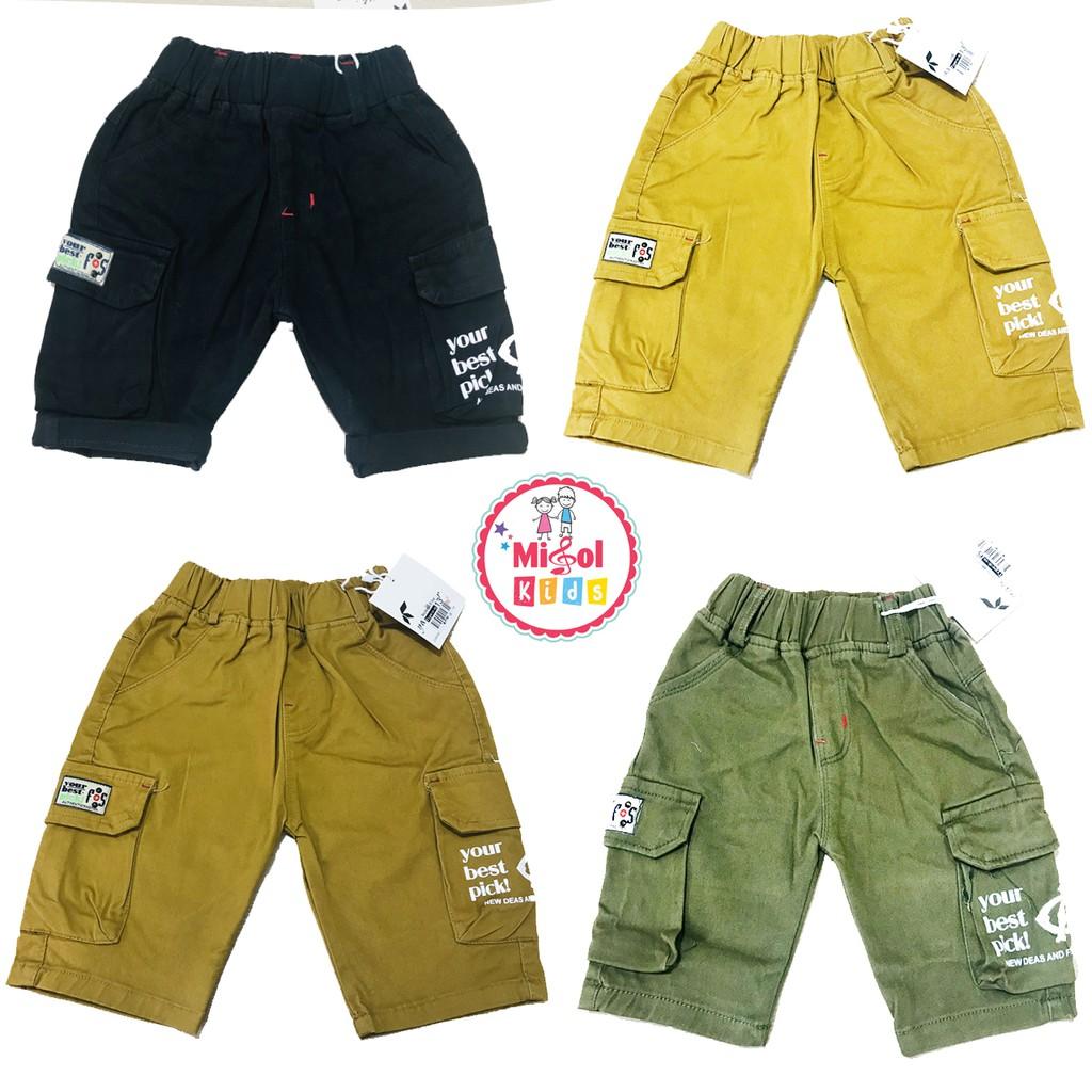 Quần Kaki bé trai túi hộp co giãn 4 chiều