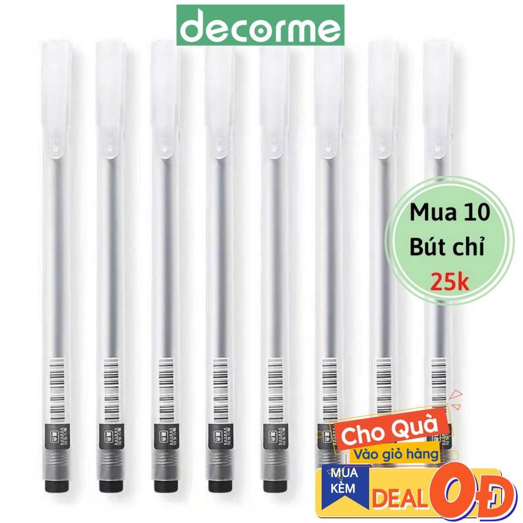 Bút gel mực đen khô nhanh 3 màu mực đen xanh đỏ resun 0,5mm đồ dùng văn phòng phẩm