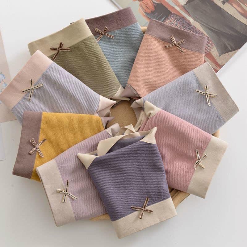 Quần lót cotton dệt kim cạp màu mặc siêu mát, siêu thấm mồ hôi