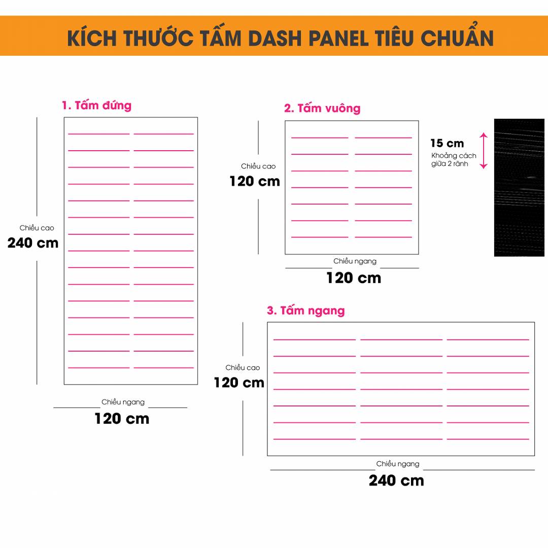 Tấm gỗ xẻ rãnh SMLIFE Dash Panel | Gỗ MDF dày 17mm chống ẩm