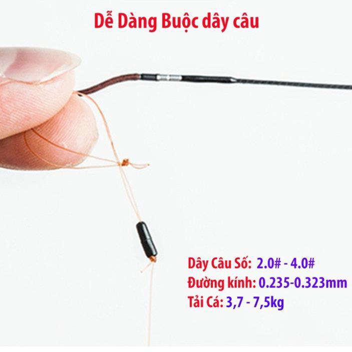 Dây trục câu đài buộc sẵn đầy đủ các kích thước, cước câu, DC-3