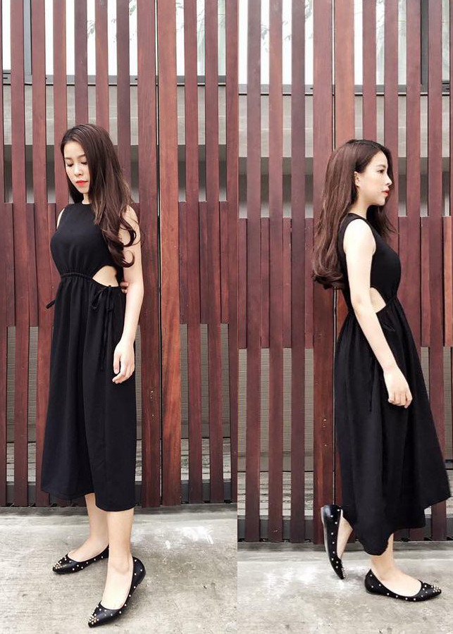 Đầm không tay màu đen - W23K45K1FJBL