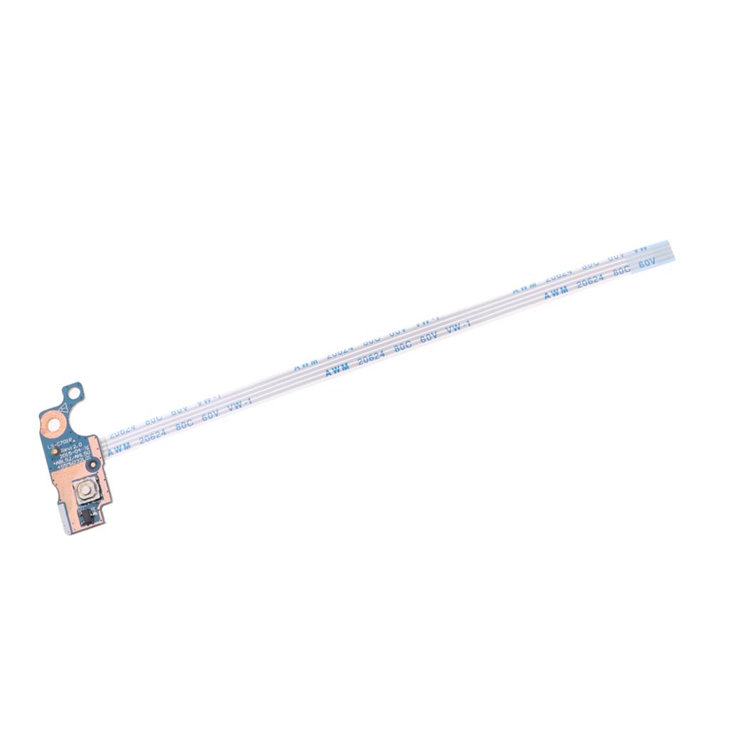 Power Button Board with Flex Cable LS-C701P for 15-AC 15-AF 15-A Repair