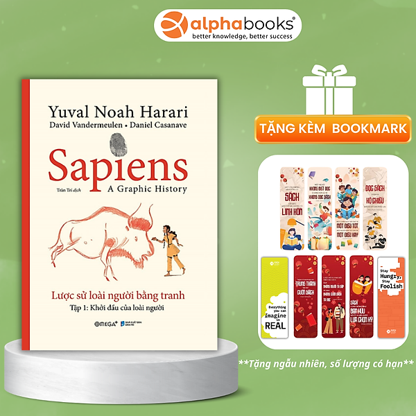 Sách Sapiens Lược Sử Loài Người Bằng Tranh – Tập 1 Khởi Đầu Của Loài Người