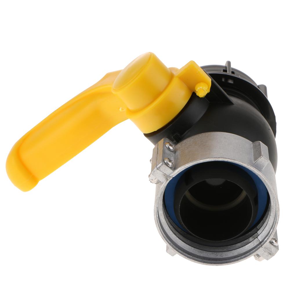 1000L IBC Túi Xe Tăng Thoát Adapter Van Bi 2.95  Cửa Hút Gió Đến 2  Ổ Cắm