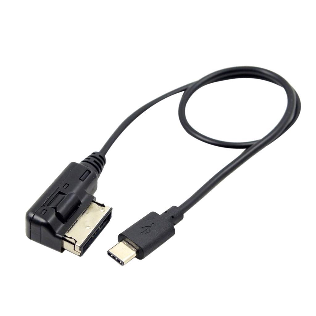 2Packs USB-C USB 3.1 Type-C Charger Cable AMI Cord Fit Car VW AUDI A3 A4 A5