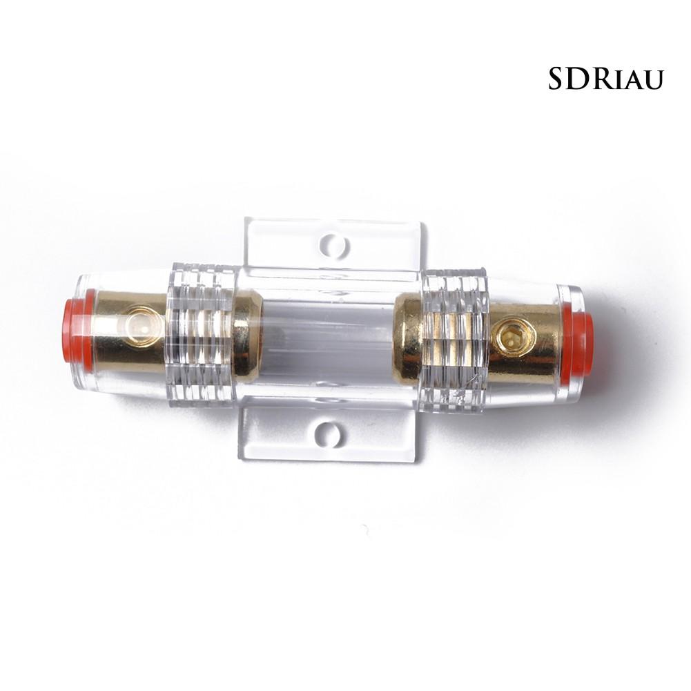 POWER Dây Cáp Cầu Chì Khuếch Đại Âm Thanh 60a Cho Xe Hơi