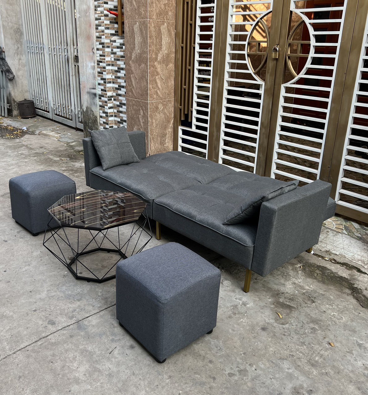 COMBO Sofa phòng khách 6 món hàng loại 1 siêu xinh Tundo nhiều màu lựa chọn