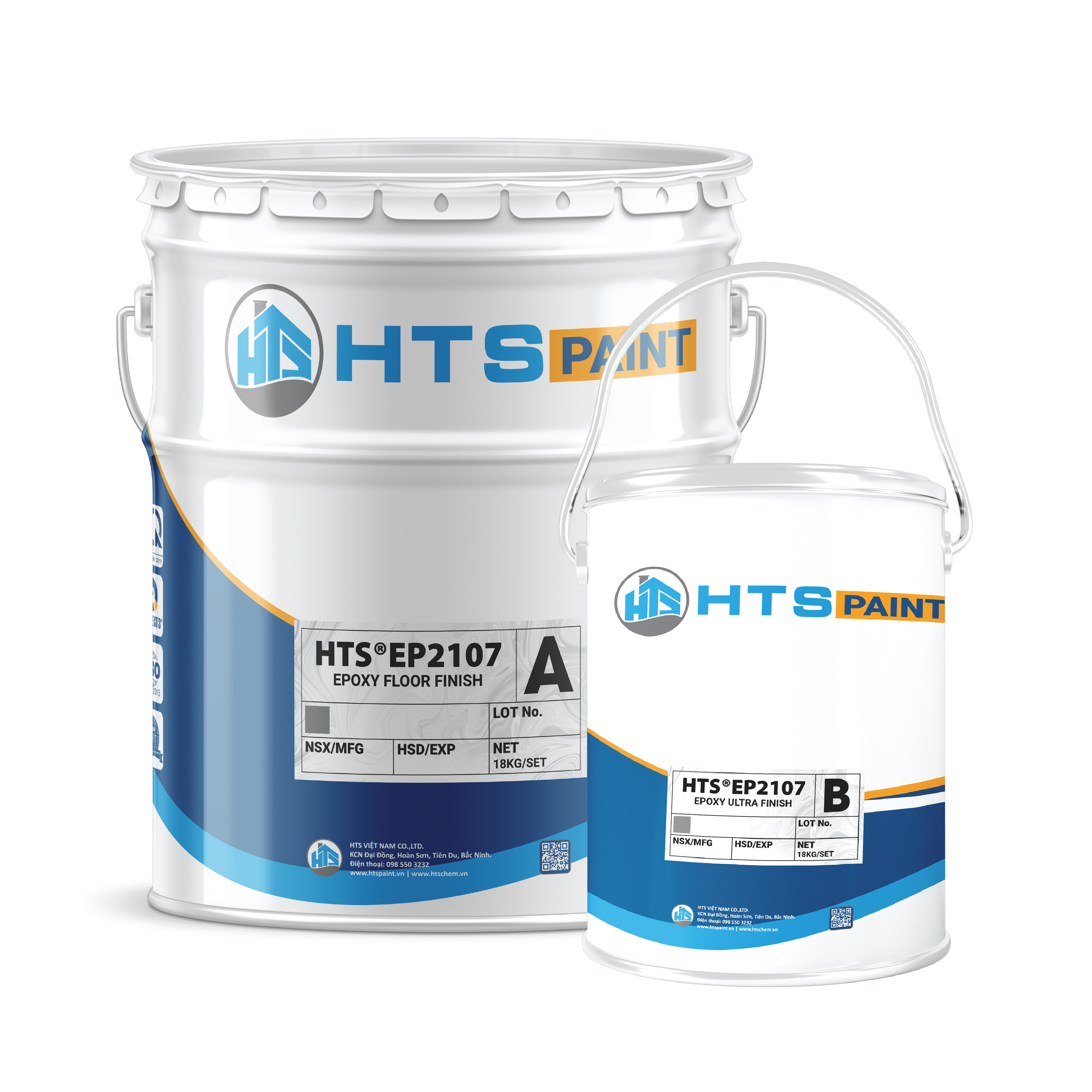 Sơn Phủ Sàn Epoxy Hệ Tự San HTS_EP2107