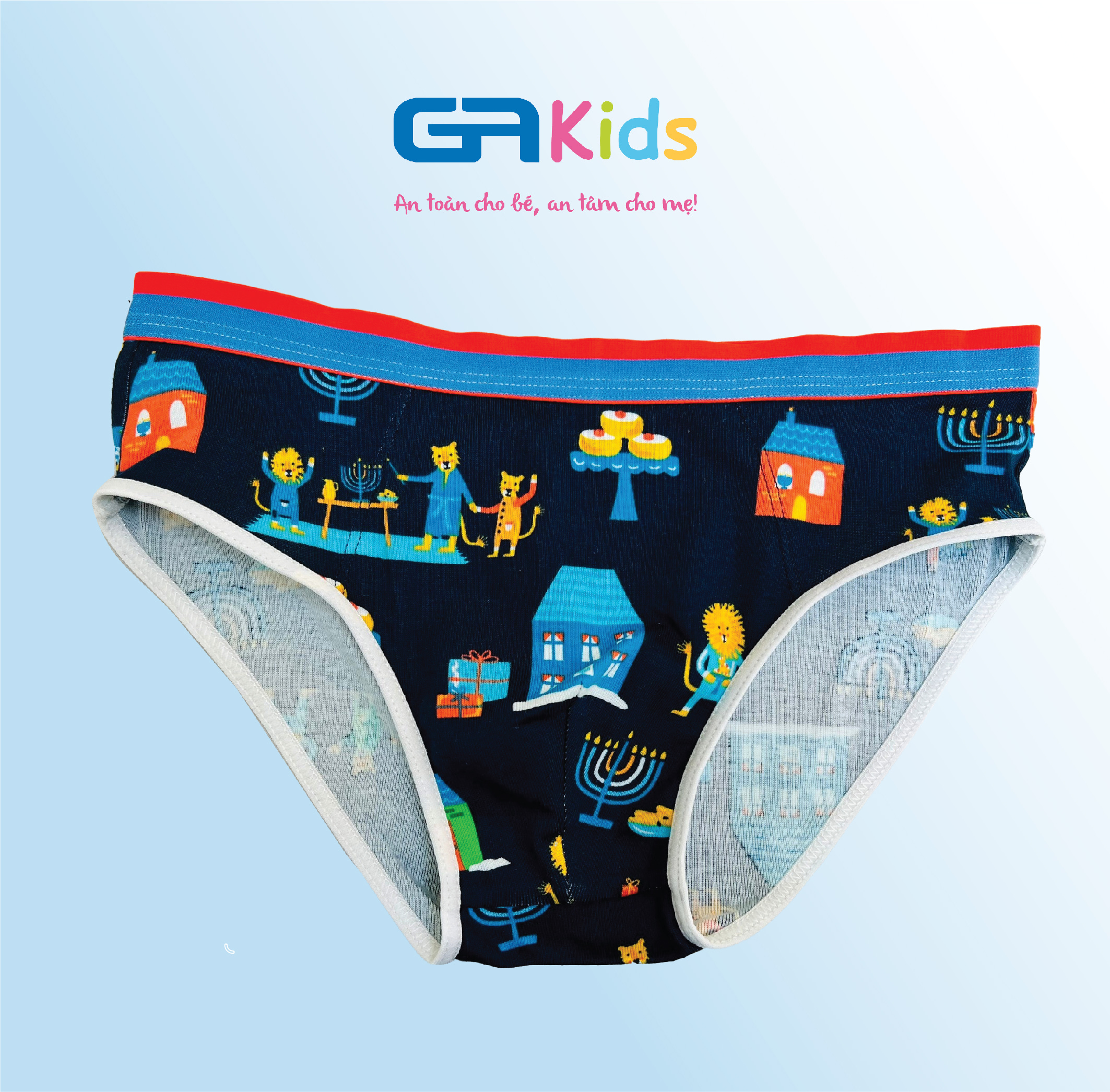 Set 7 Quần Lót Brief Bé Trai GAKIDS - Cotton Cao Cấp, Thấm Hút Tốt, Thoải Mái Cho Bé Trai Năng Động Cả Ngày