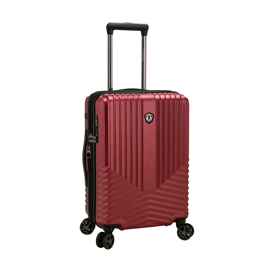 Vali kéo Montenegro TRAVELER'S CHOICE - MỸ :Vali kéo làm từ nhựa Polycarbonate bền chắc Cần đẩy vali chắc chắn, có thể thay đổi độ cao Tay nắm ở cả bên trên và bên hông vali, thuận tiện khi di chuyển Dây khóa kéo chống rạch trộm an toàn