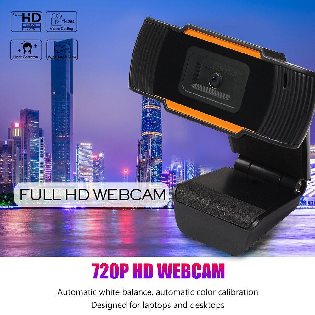 Webcam VSP dạng kẹp độ phân giải 720p cổng USB tích hợp cả mic và phone (nhiều màu)