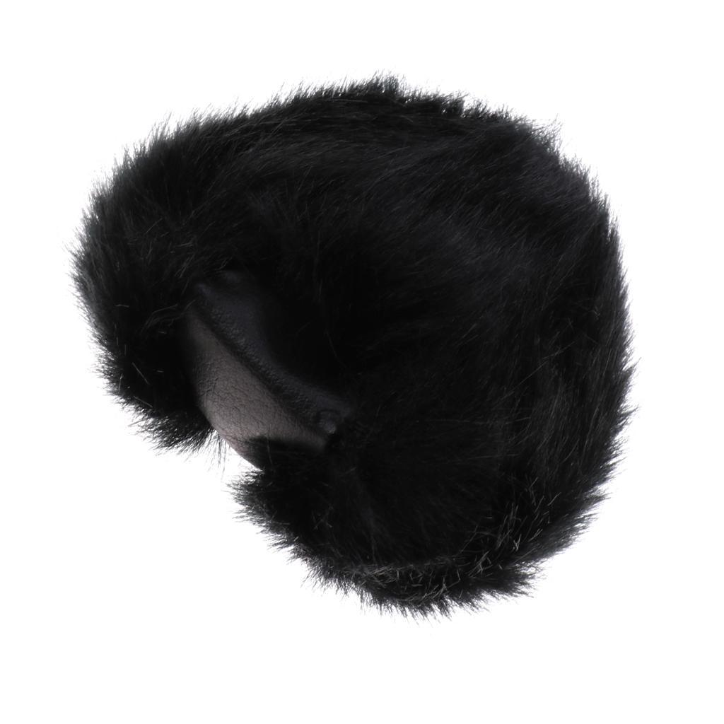 2-6pack Black Fur Microphone Windscreen Wind Muff for Sony HDR-MV1 Digital