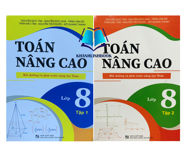 Sách - Combo Toán Nâng Cao Bồi Dưỡng Và Phát Triển Năng Lực Lớp 8 - Tập 1 + 2