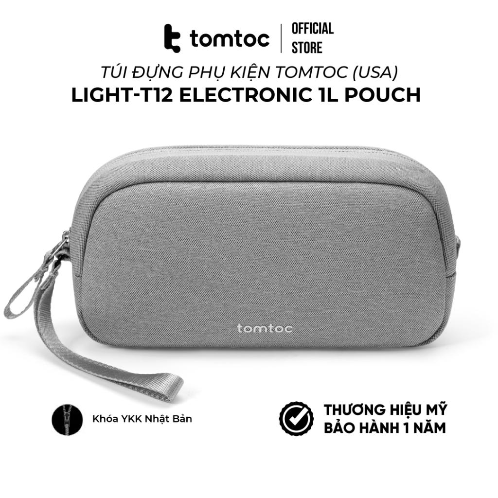 Túi Đựng Phụ Kiện Quốc Dân Tomtoc (USA) Light-T12 Electronic Accessory Pouch 1L – T12S1