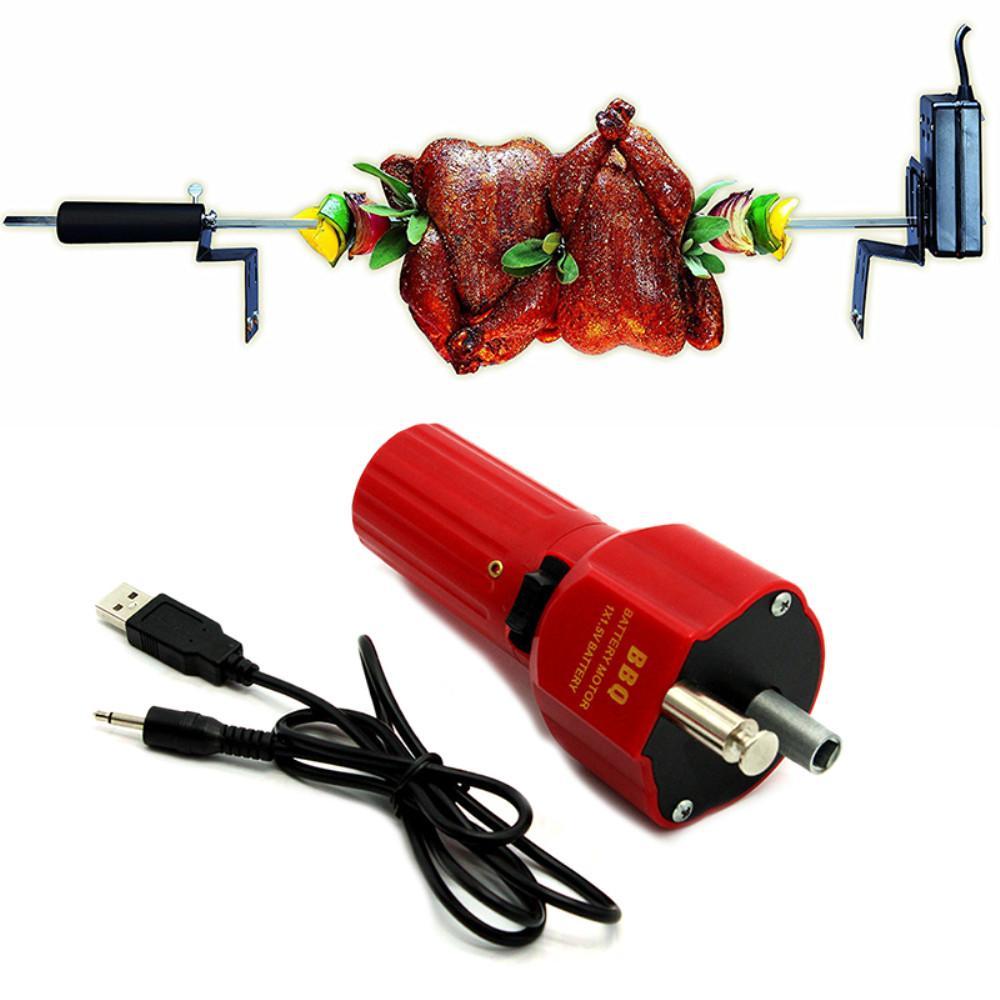 2 x 5VElectric Rotating Motor Barbecue Rotisserie Motor 4.2RPM