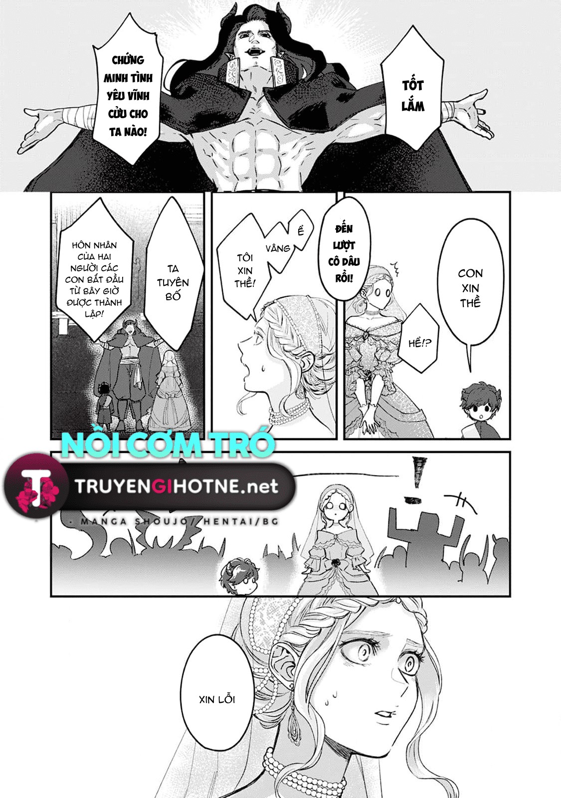 hoàng tử ma giới và cô dâu mới của ngài ta chapter 1.1 11