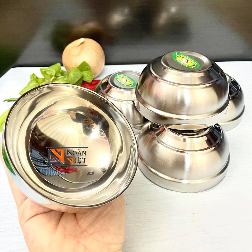 CHÉN INOX 2 LỚP CÁCH NHIỆT CAO CẤP - Combo 5 chén cơm