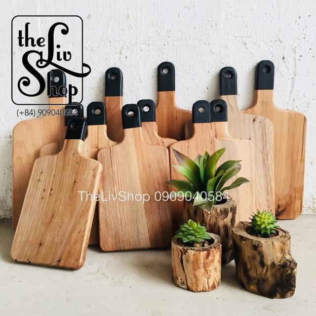 Bộ hai thớt gỗ hồ đào Anh & Em