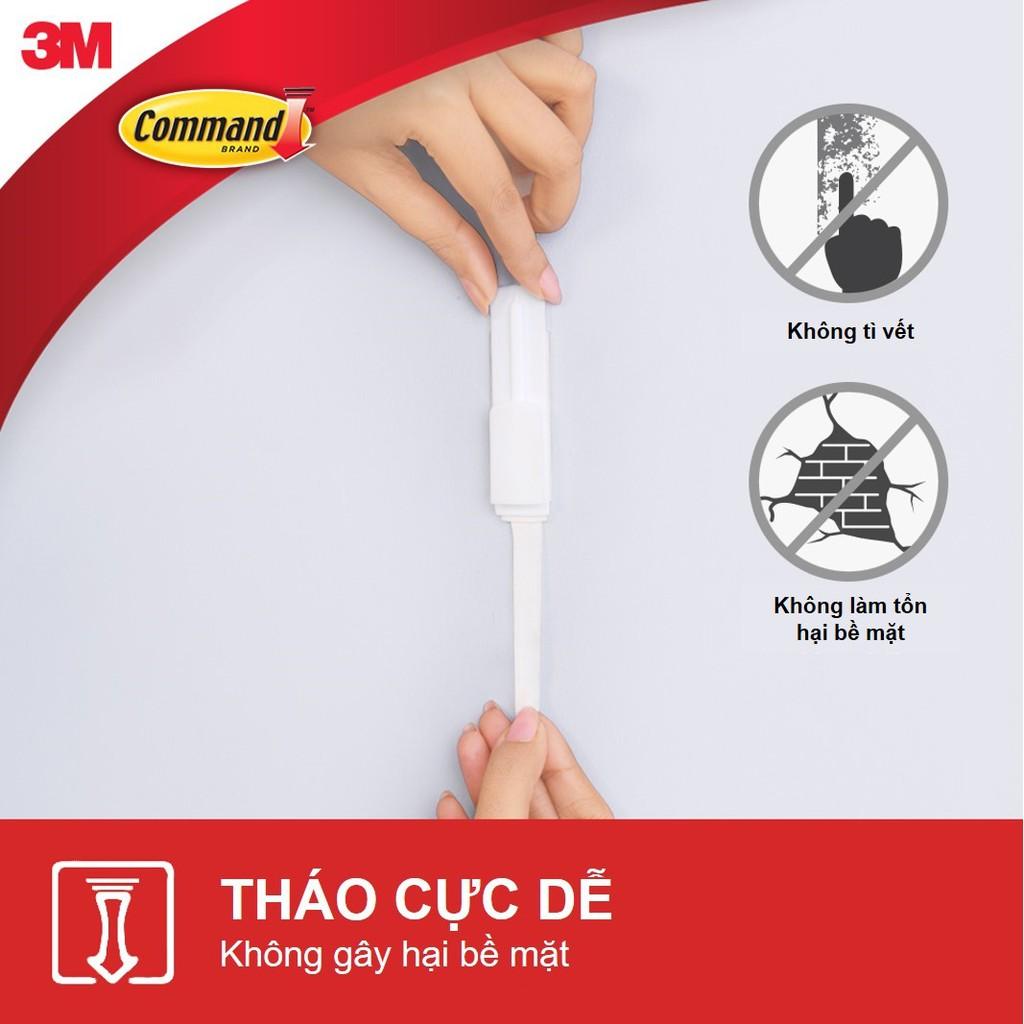 Móc dán tường Command 3M vỉ 1 cái cỡ lớn chịu lực 2.2kg - Dễ sử dụng, độ bền cao, bám cực chắc, tháo cực dễ 17003