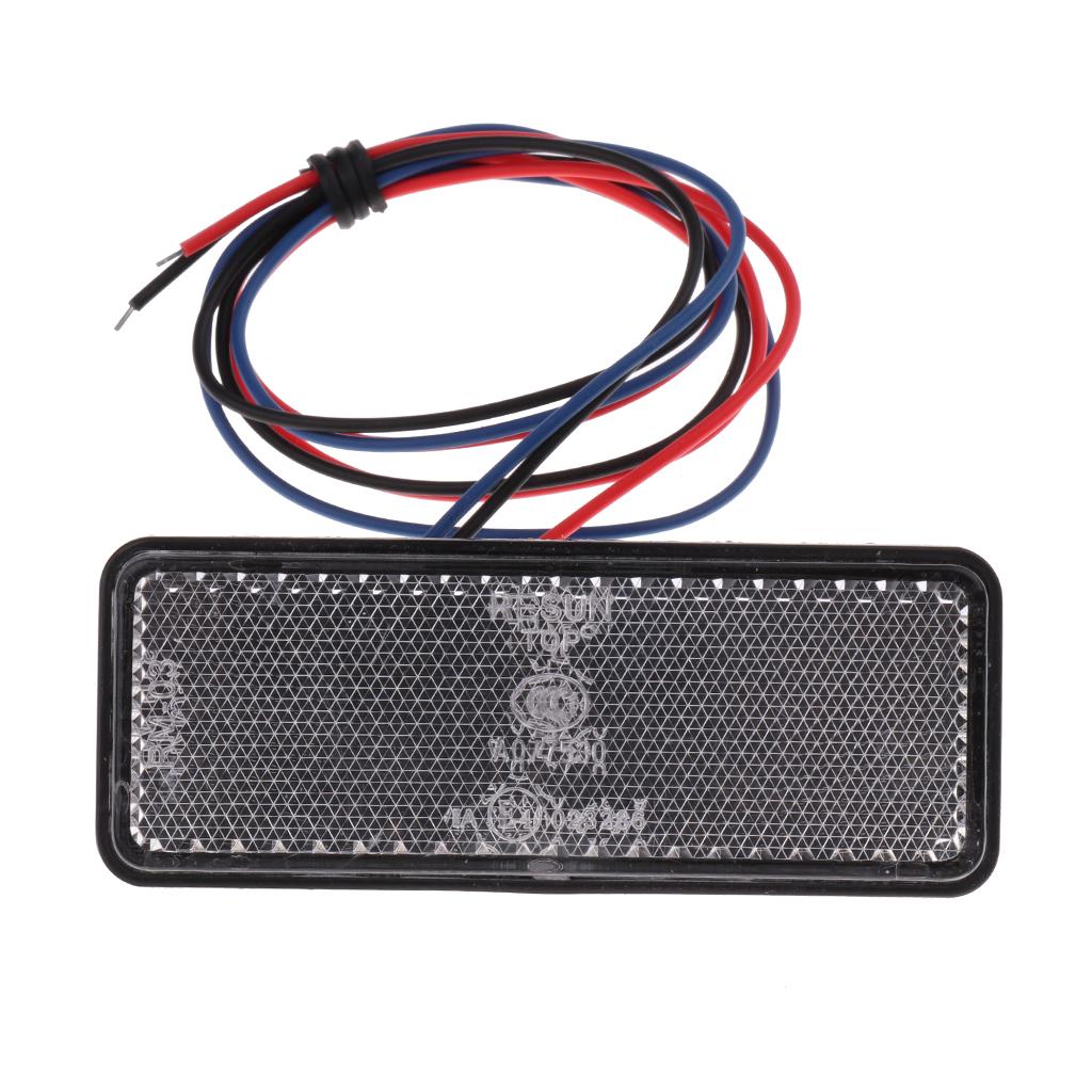 DC 12V 24 SMD LED Reflector Brake Light Turn Signal Warning Lamp For Car Motorcycle SUV RV
